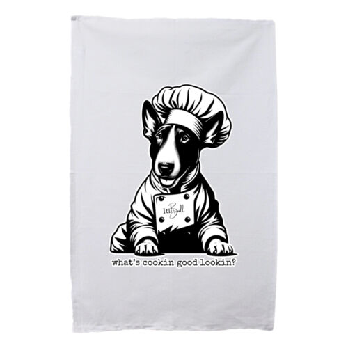 what's cookin good lookin? - with wording tea towel Thumbnail