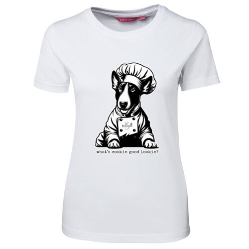 what's cookin good lookin? - with wording ladies tee Thumbnail