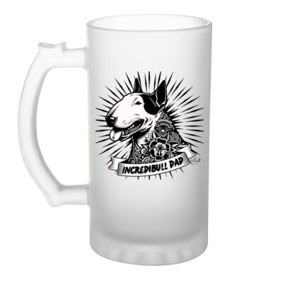 incredibull dad  - frosted glass beer mug Thumbnail
