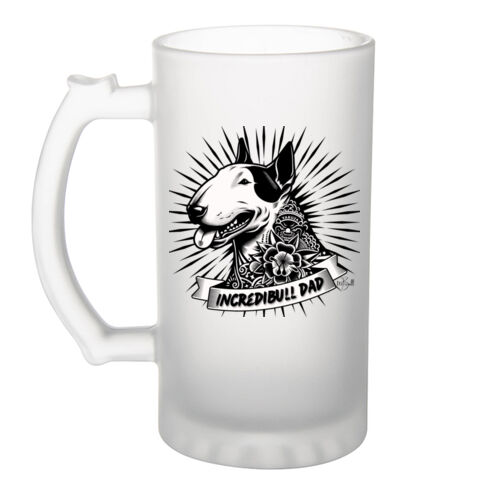 incredibull dad  - frosted glass beer mug Thumbnail