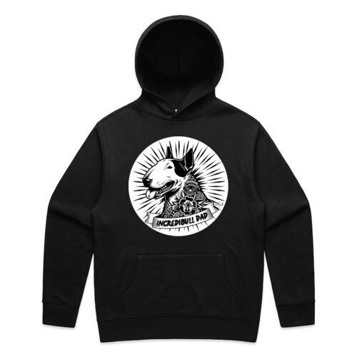 incredibull dad - as colour mens relax hood Thumbnail