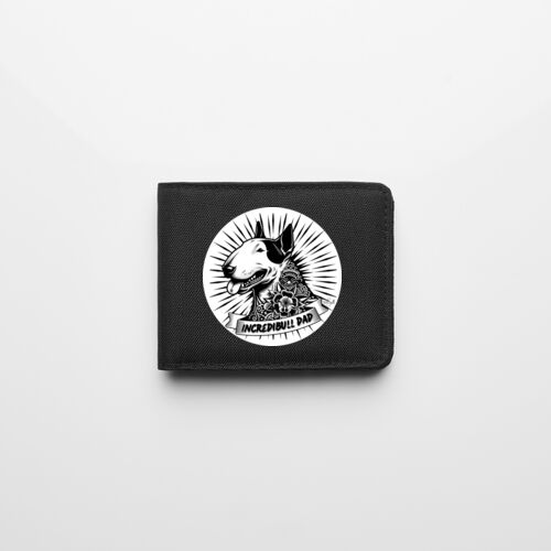 incredibull dad - as colour recycled fold wallet Thumbnail