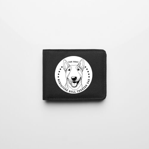 the best miniature bull terrier dad - as colour recycled fold wallet Thumbnail