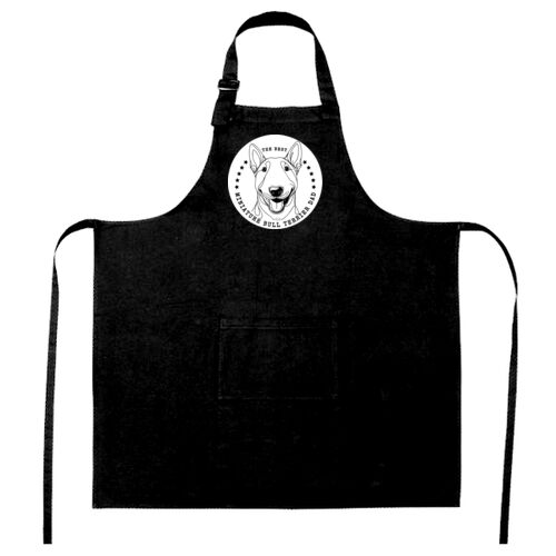 the best miniature bull terrier dad - prostaff bib apron Thumbnail