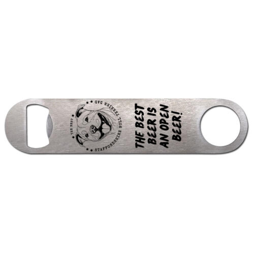 the best staffordshire bull terrier dad – bottle opener Thumbnail