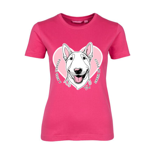 bull terrier stole my heart - ladies tee Thumbnail