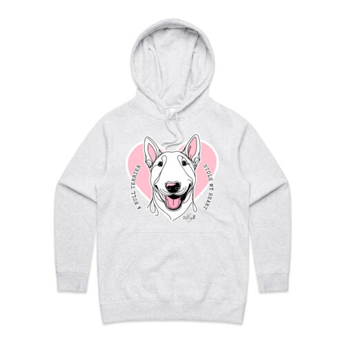 bull terrier stole my heart - womens supply hoodie Thumbnail
