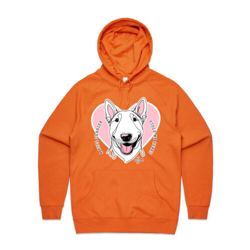 bull terrier stole my heart - mens supply hoodie Thumbnail