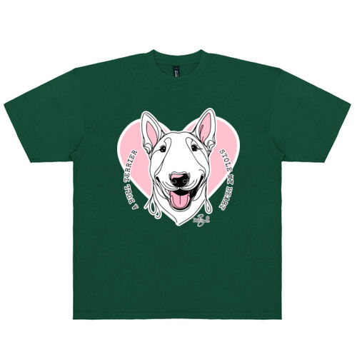 bull terrier stole my heart - mens set club tee Thumbnail
