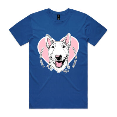 bull terrier stole my heart - mens staple tee Thumbnail