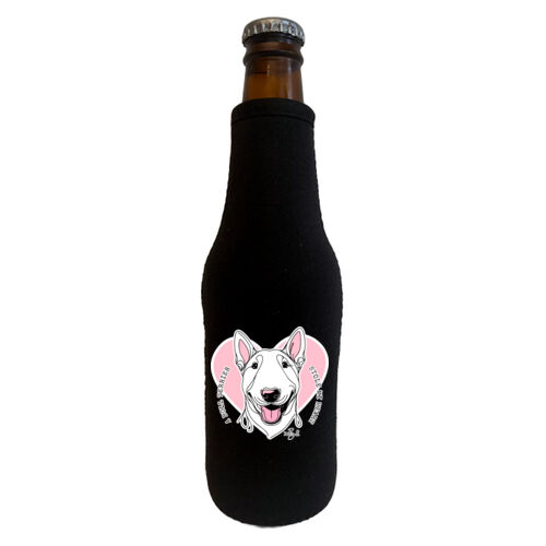 bull terrier stole my heart  - bottle cooler Thumbnail