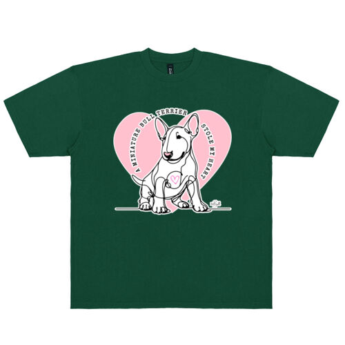 miniature bull terrier stole my heart  - mens set club tee Thumbnail