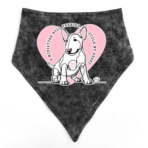miniature bull terrier stole my heart - bandana bib Thumbnail