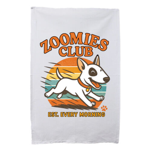 zoomies club - tea towel Thumbnail