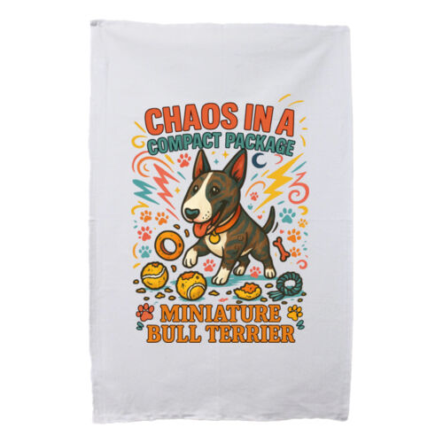brindle chaos in a compact package  - tea towel Thumbnail