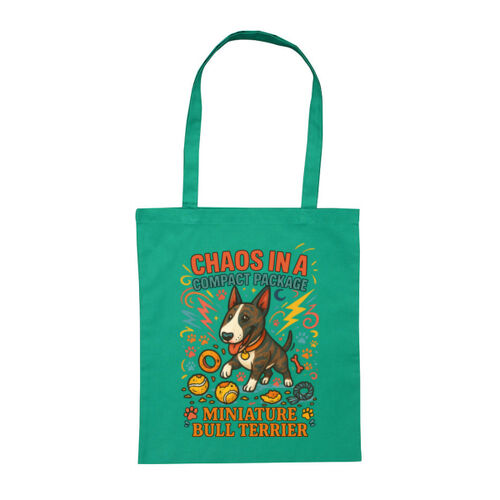 brindle chaos in a compact package  - tote bag Thumbnail