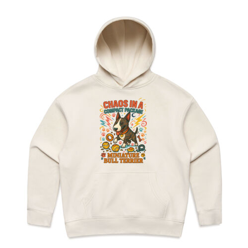 brindle chaos in a compact package  - as colour womens relax hoodie Thumbnail