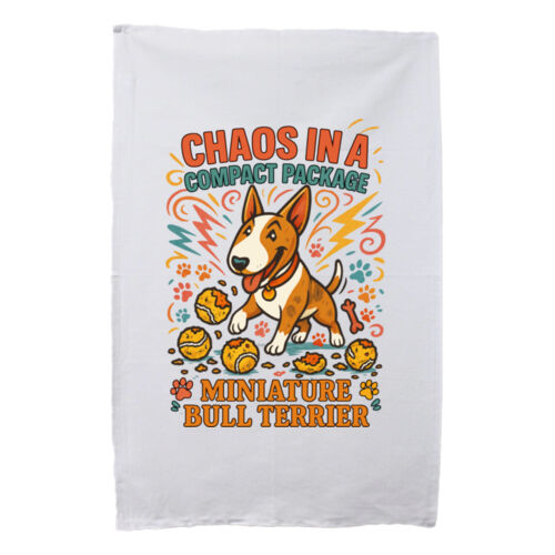 red chaos in a compact package - tea towel Thumbnail