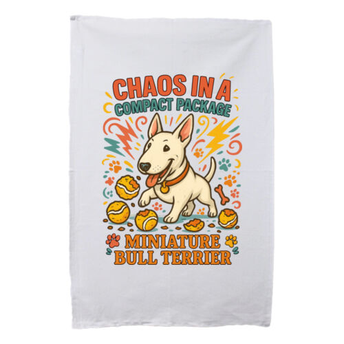 white chaos in a compact package - tea towel Thumbnail