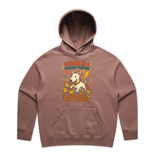 white chaos in a compact package - as colour womens relax hoodie Thumbnail